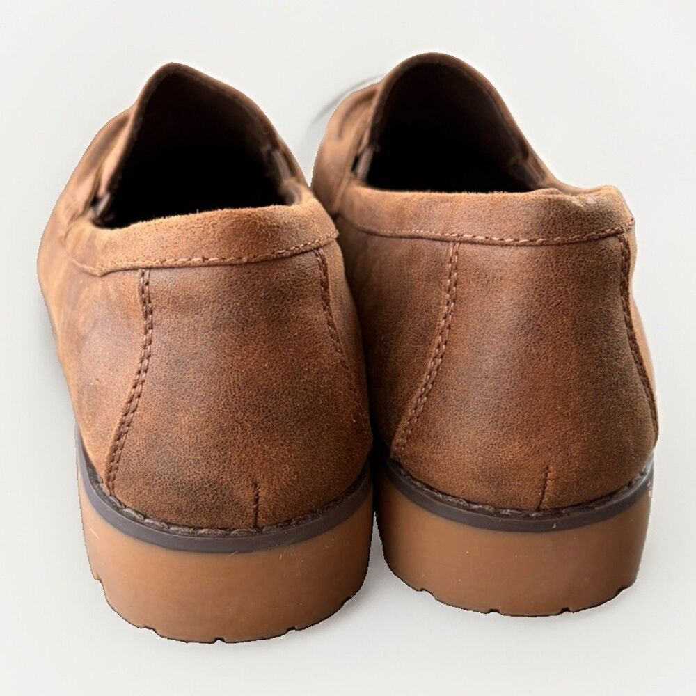 Skechers Cypress Bold Move Brown Lug Loafers Women Size 9 Air Cooled Comfort - Picture 2 of 7